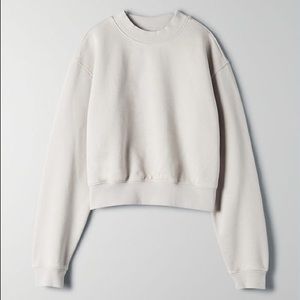 NWOT Aritzia Tna Cropped Caral Sweatshirt
